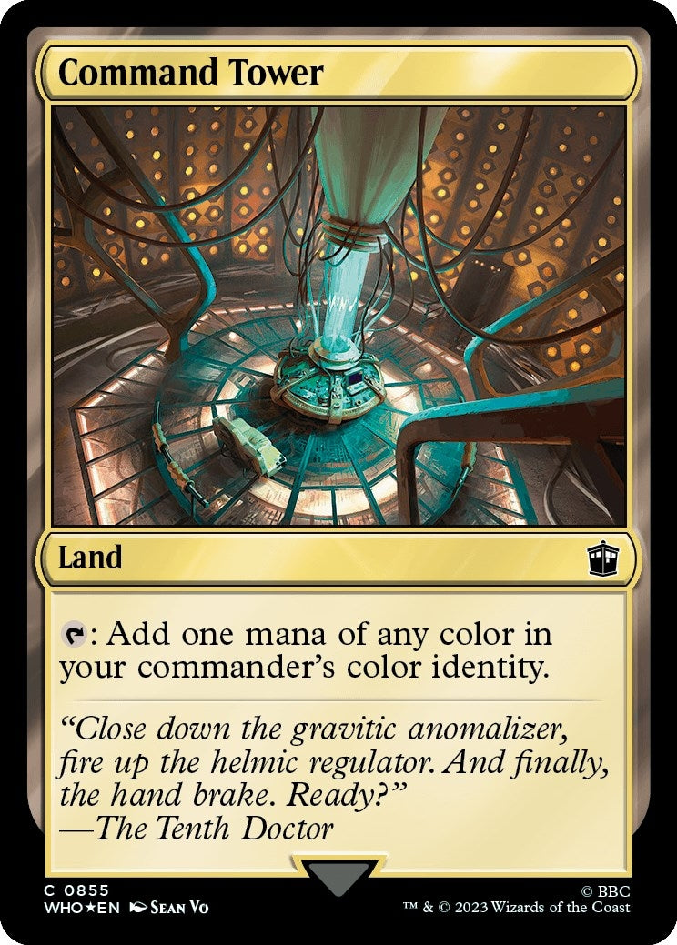 Command Tower (0855) (Surge Foil) (855) [WHO] - MTG Single