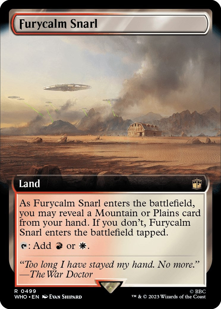Furycalm Snarl (Extended Art) (499) [WHO] - MTG Single