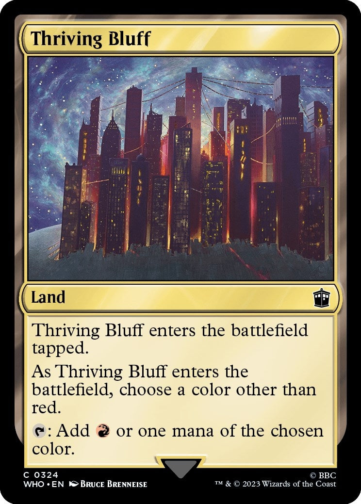 Thriving Bluff (324) [WHO] - MTG Single