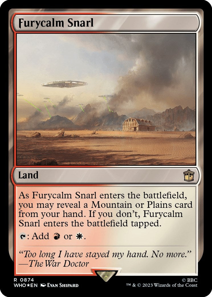 Furycalm Snarl (Surge Foil) (874) [WHO] - MTG Single