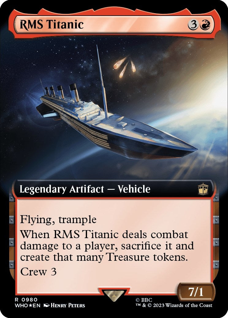 RMS Titanic (Extended Art) (Surge Foil) (980) [WHO] - MTG Single