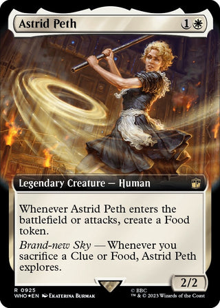 Astrid Peth (Extended Art) (Surge Foil) (925) [WHO] - MTG Single