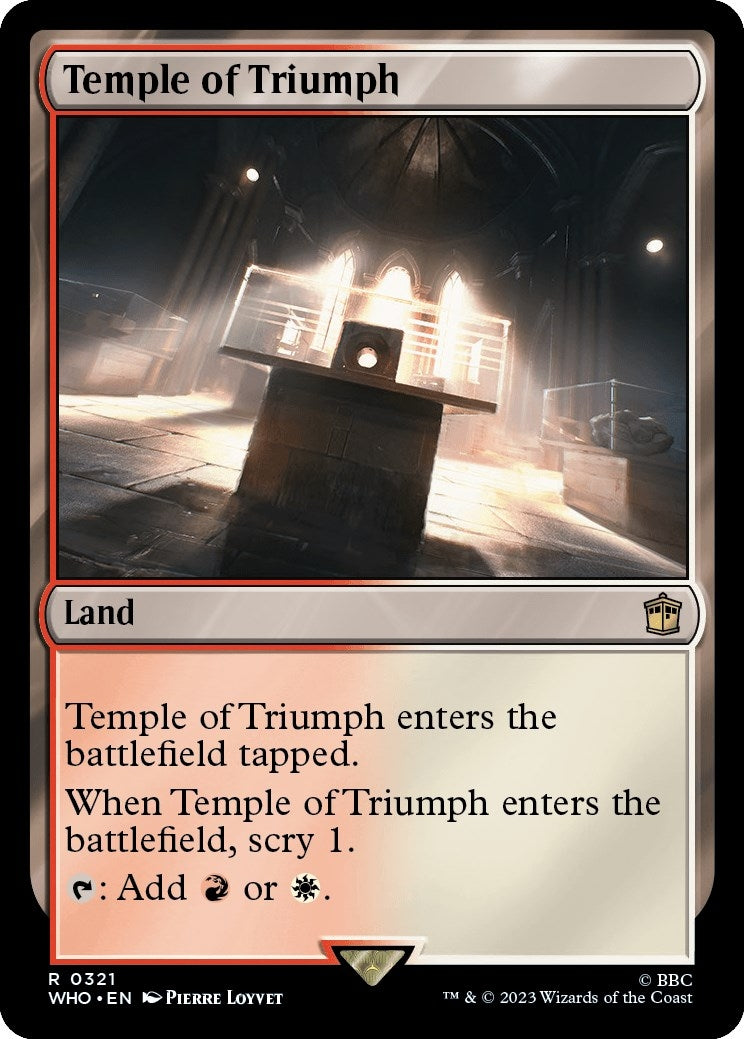 Temple of Triumph (321) [WHO] - MTG Single