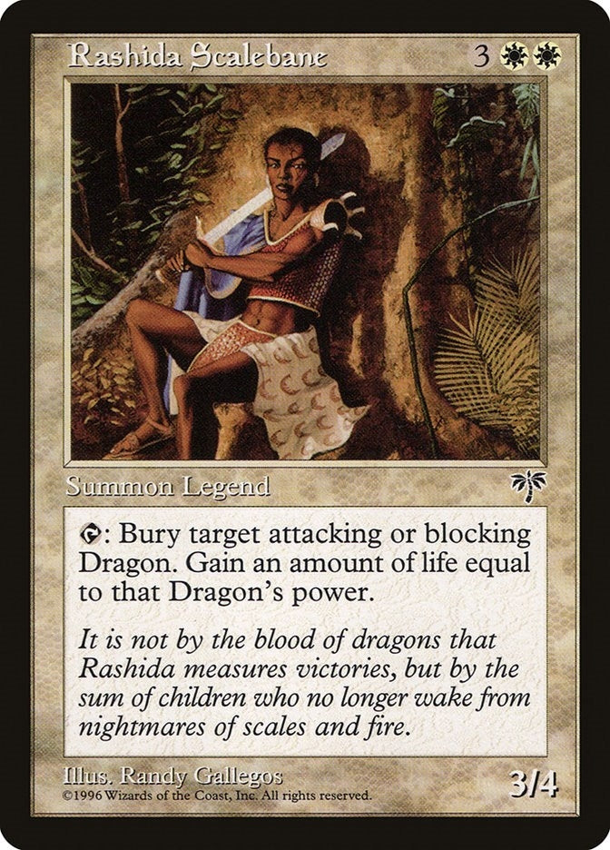 Rashida Scalebane [MIR] - MTG Single