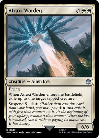 Atraxi Warden (Surge Foil) (617) [WHO] - MTG Single