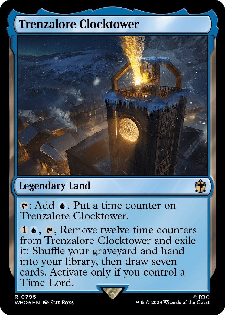 Trenzalore Clocktower (Surge Foil) (795) [WHO] - MTG Single