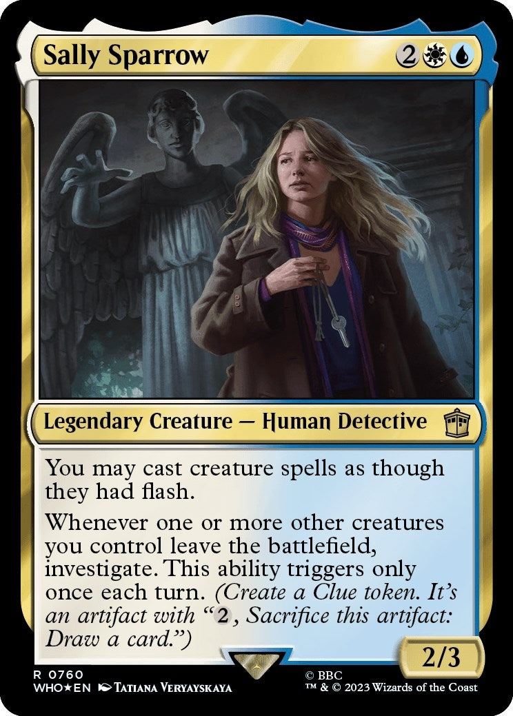 Sally Sparrow (Surge Foil) (760) [WHO] - MTG Single