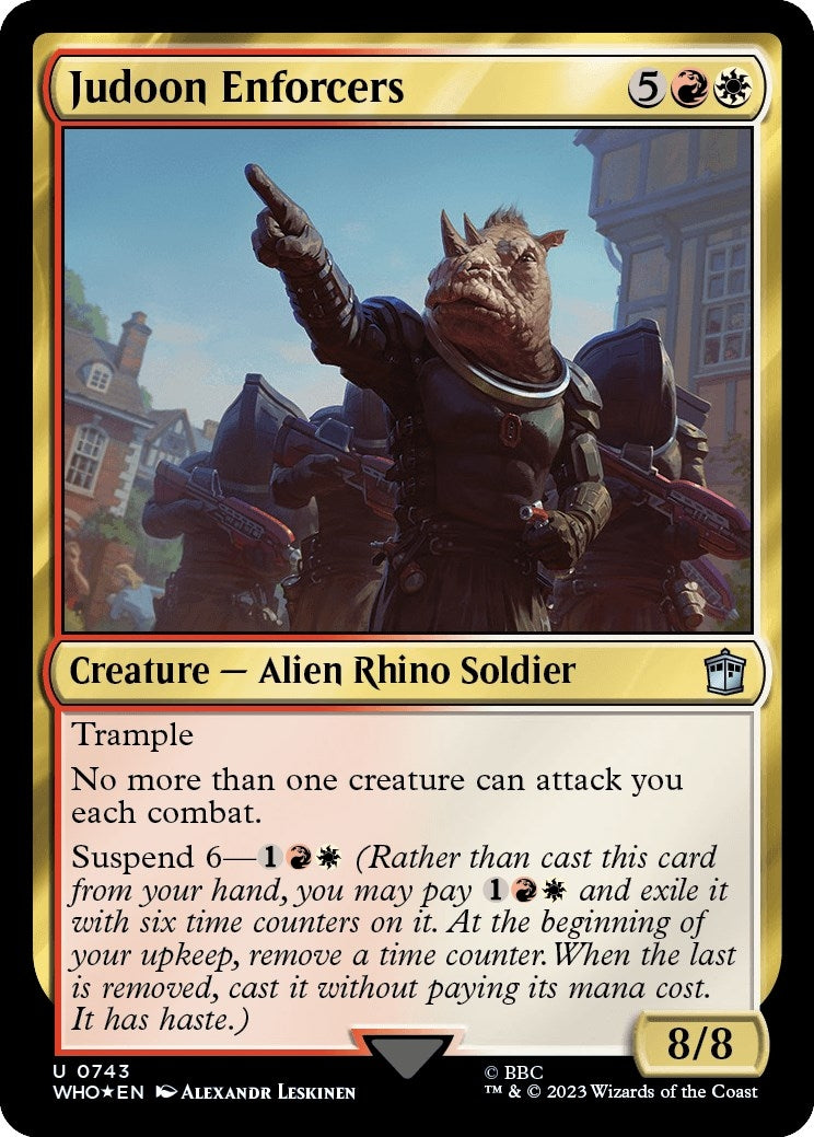 Judoon Enforcers (Surge Foil) (743) [WHO] - MTG Single