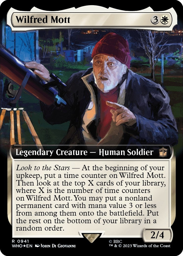 Wilfred Mott (Extended Art) (Surge Foil) (941) [WHO] - MTG Single