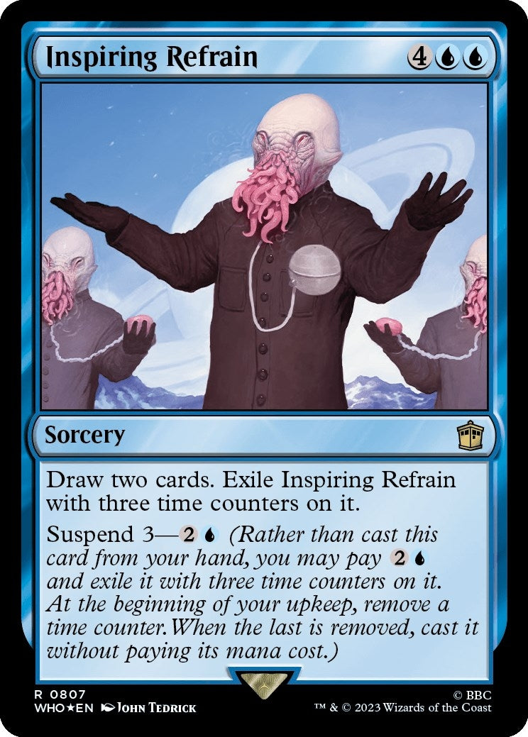 Inspiring Refrain (Surge Foil) (807) [WHO] - MTG Single