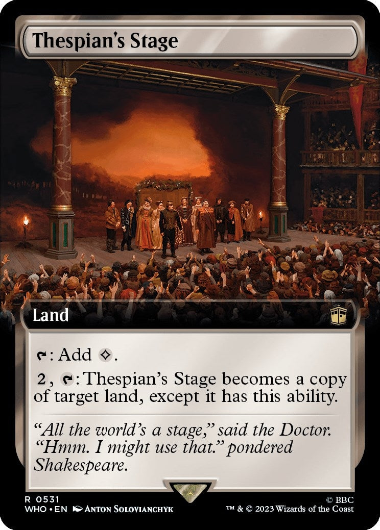 Thespian’s Stage (Extended Art) (531) [WHO] - MTG Single