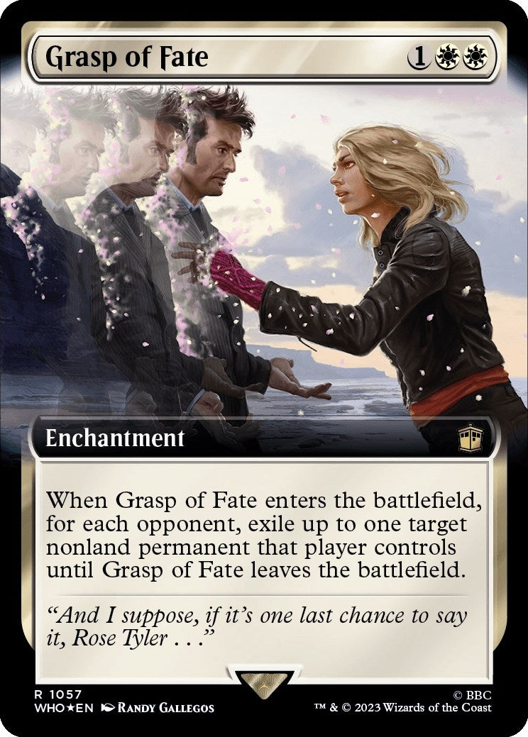Grasp of Fate (Extended Art) (Surge Foil) (1057) [WHO] - MTG Single