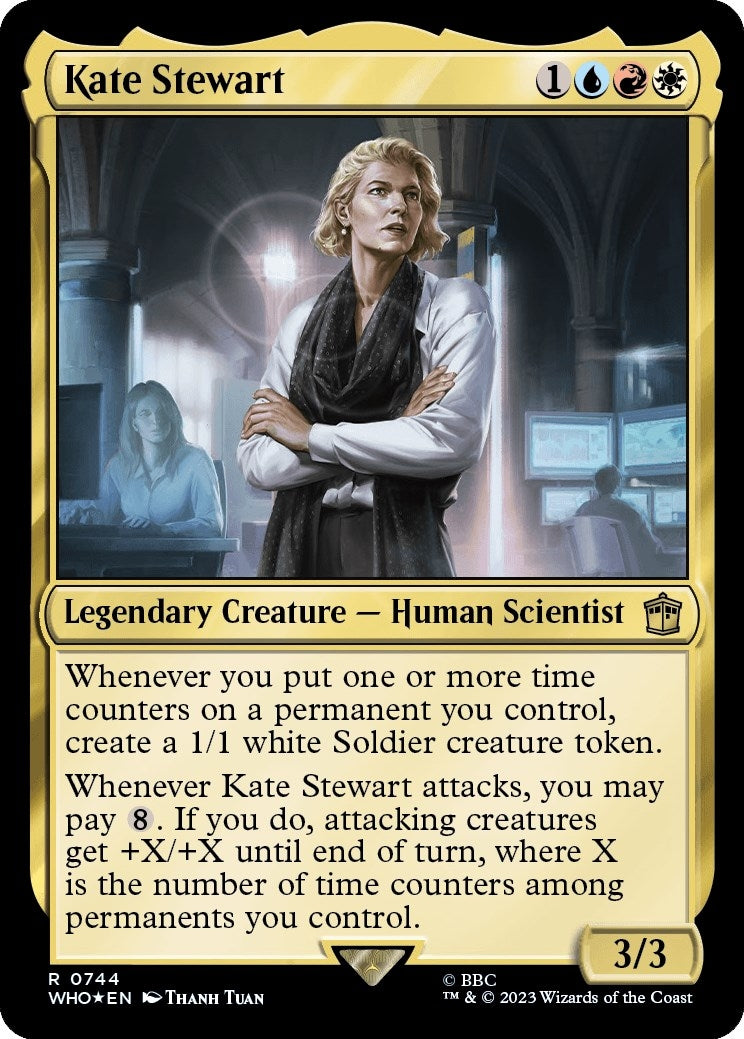 Kate Stewart (Surge Foil) (744) [WHO] - MTG Single