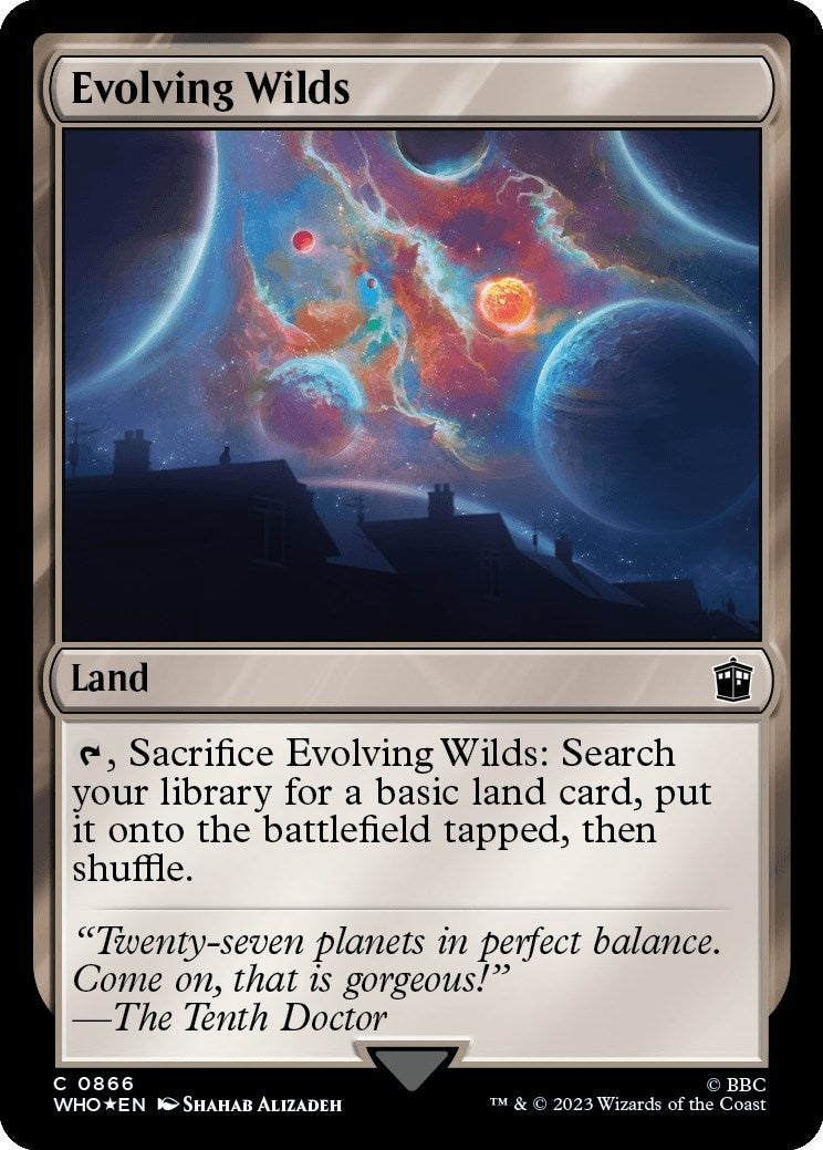 Evolving Wilds (Surge Foil) (866) [WHO] - MTG Single