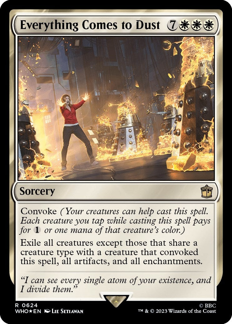 Everything Comes to Dust (Surge Foil) (624) [WHO] - MTG Single