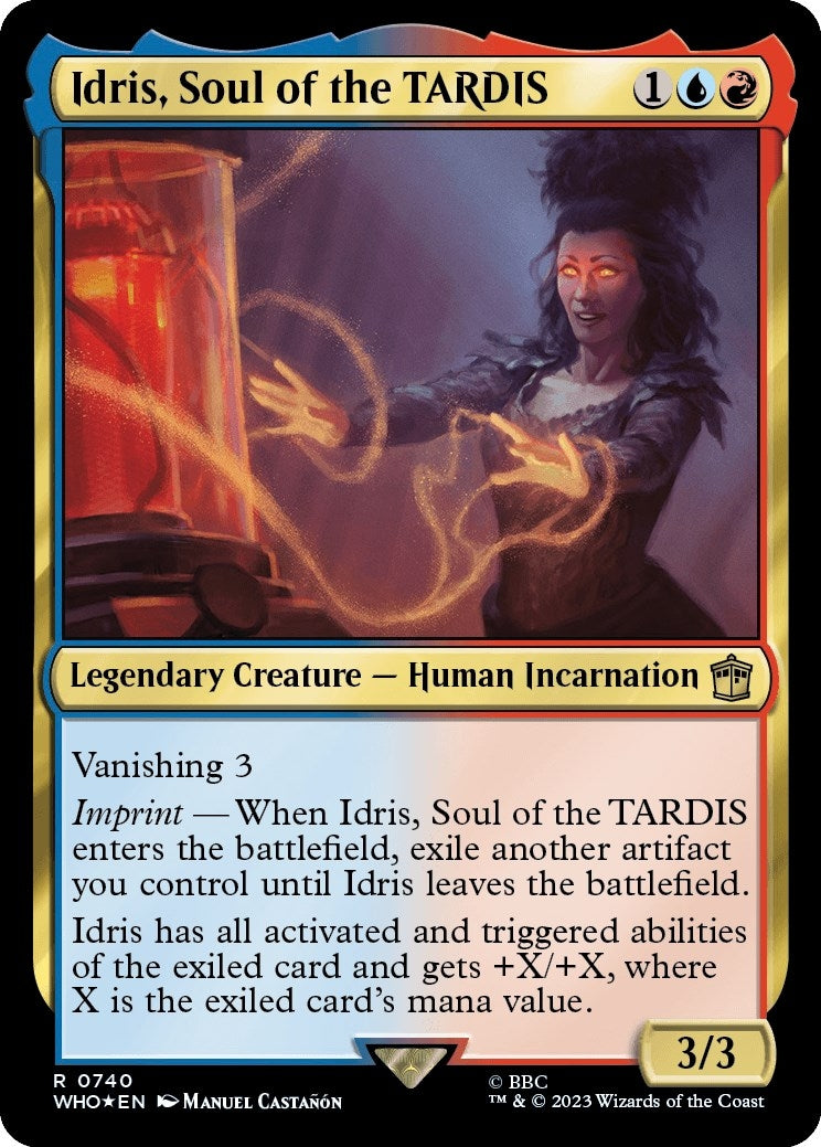 Idris Soul of the TARDIS (Surge Foil) (740) [WHO] - MTG Single