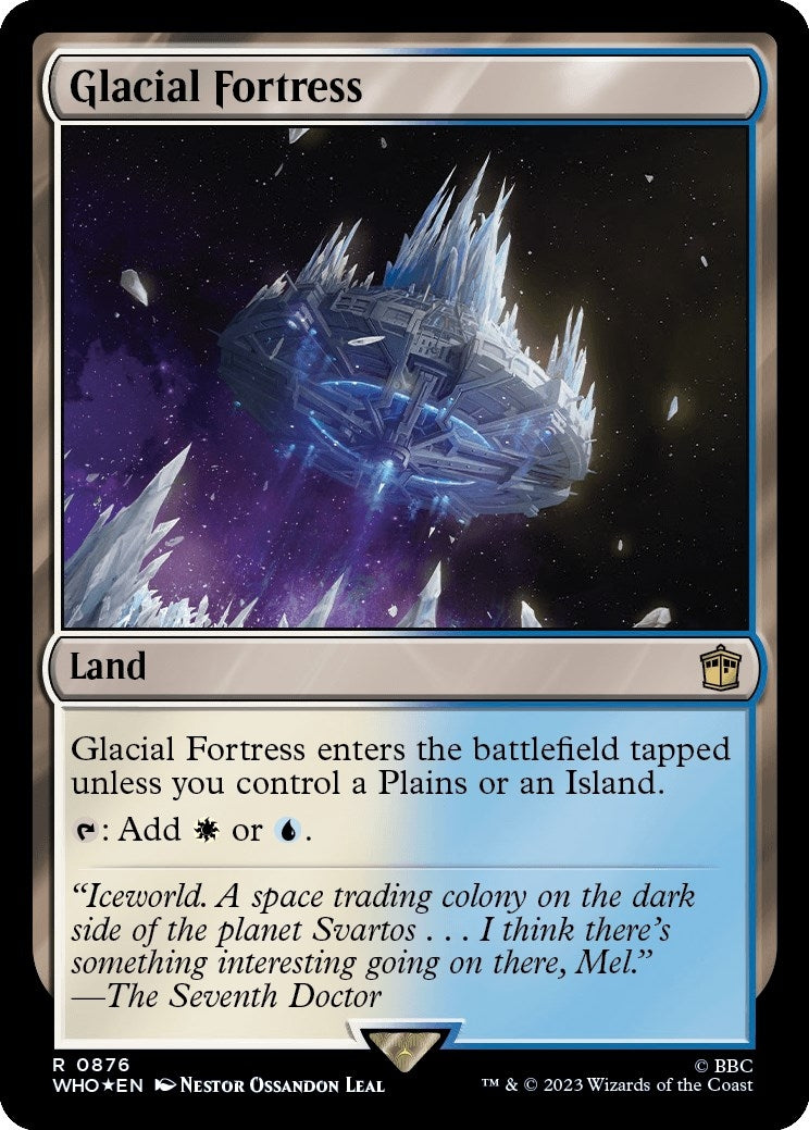Glacial Fortress (Surge Foil) (876) [WHO] - MTG Single