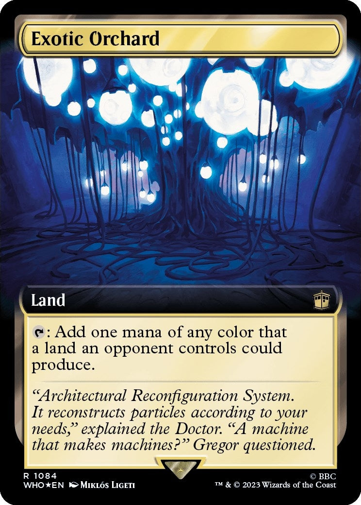 Exotic Orchard (Extended Art) (Surge Foil) (1084) [WHO] - MTG Single