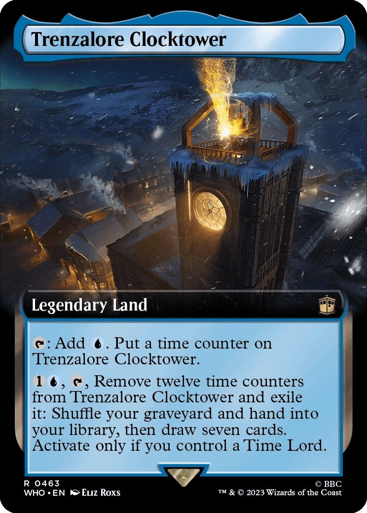 Trenzalore Clocktower (Extended Art) (463) [WHO] - MTG Single
