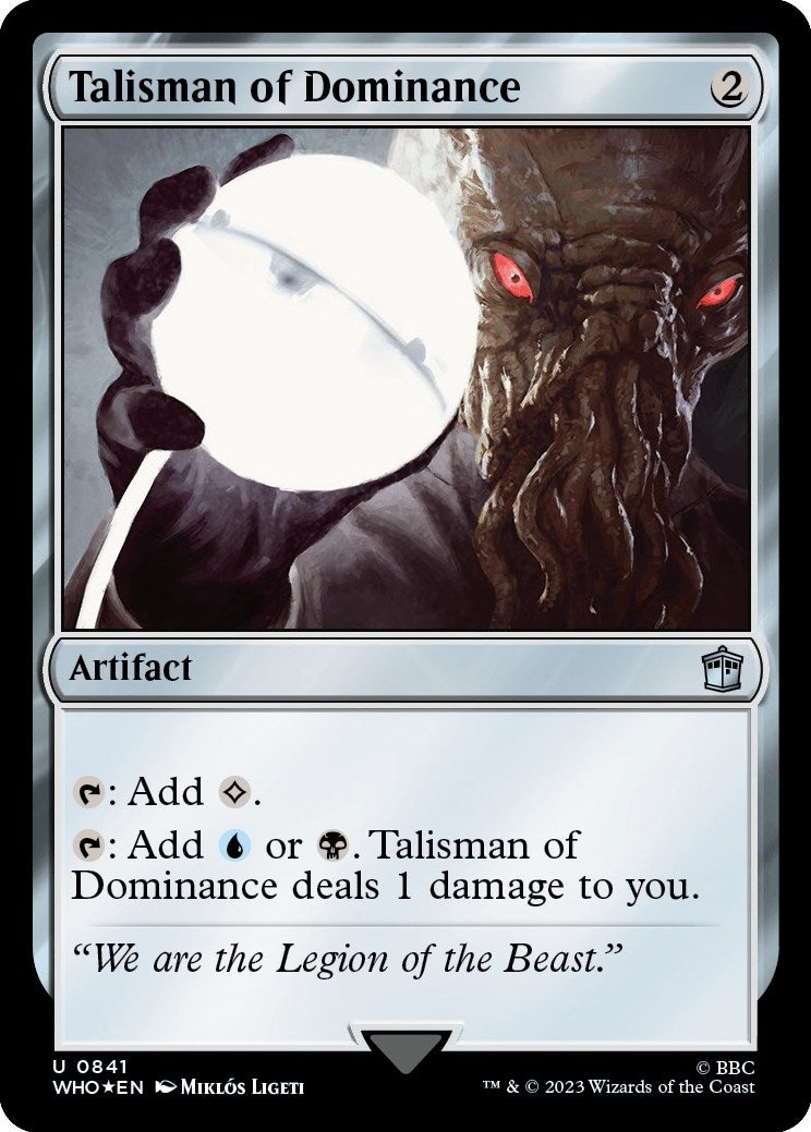 Talisman of Dominance (Surge Foil) (841) [WHO] - MTG Single
