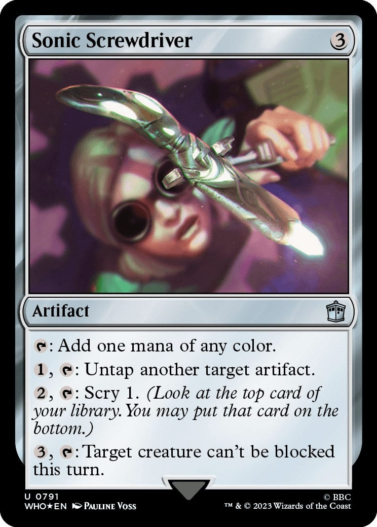 Sonic Screwdriver (0791) (Surge Foil) (791) [WHO] - MTG Single