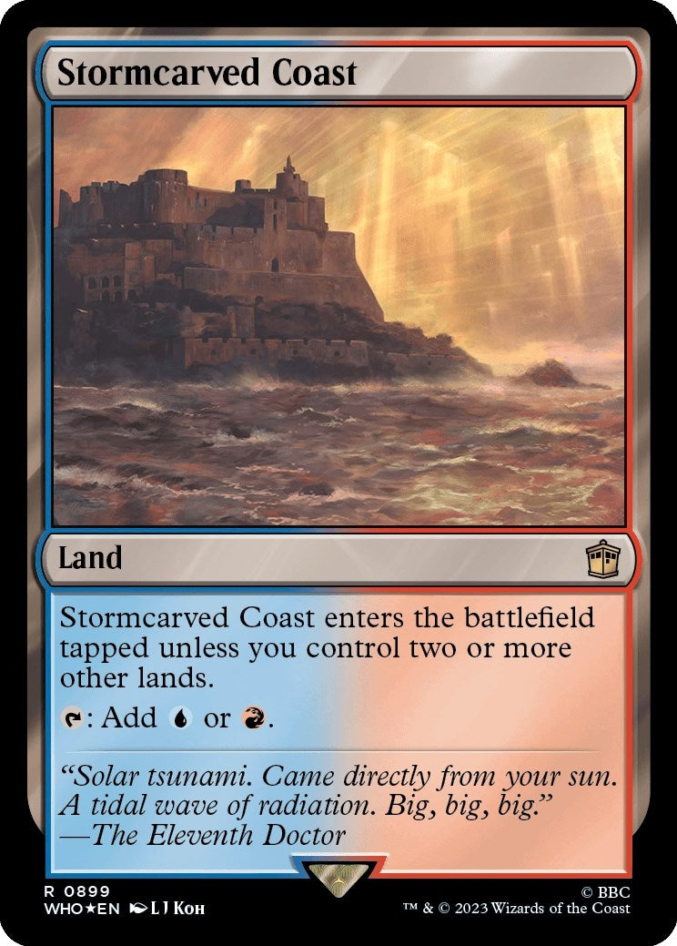 Stormcarved Coast (Surge Foil) (899) [WHO] - MTG Single