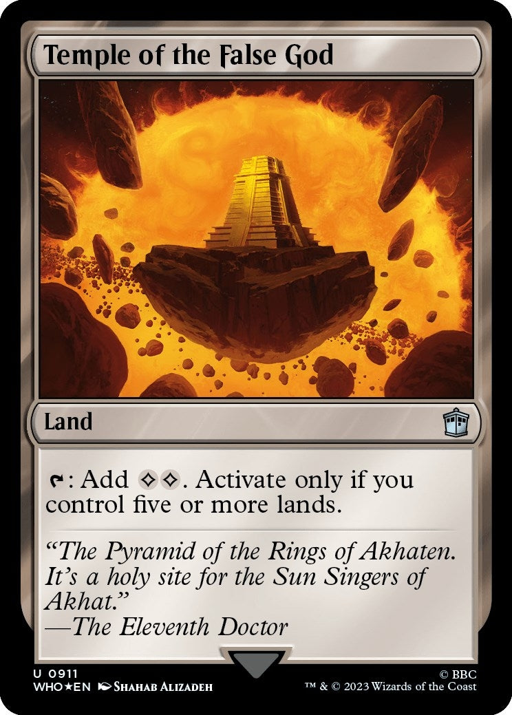 Temple of the False God (Surge Foil) (911) [WHO] - MTG Single