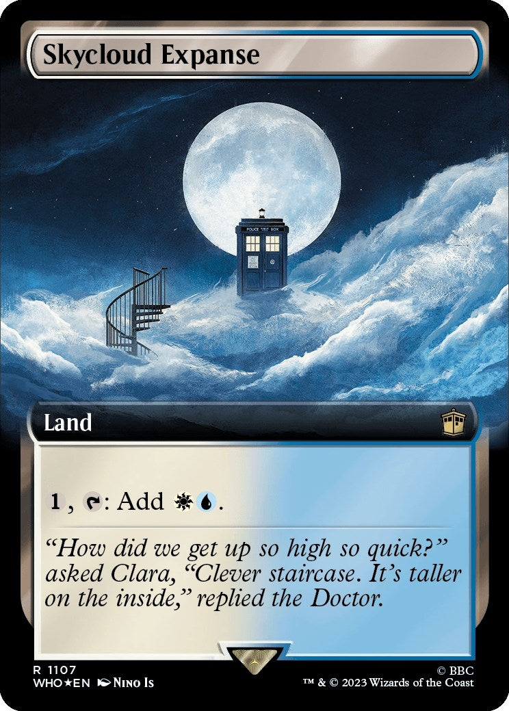 Skycloud Expanse (Extended Art) (Surge Foil) (1107) [WHO] - MTG Single