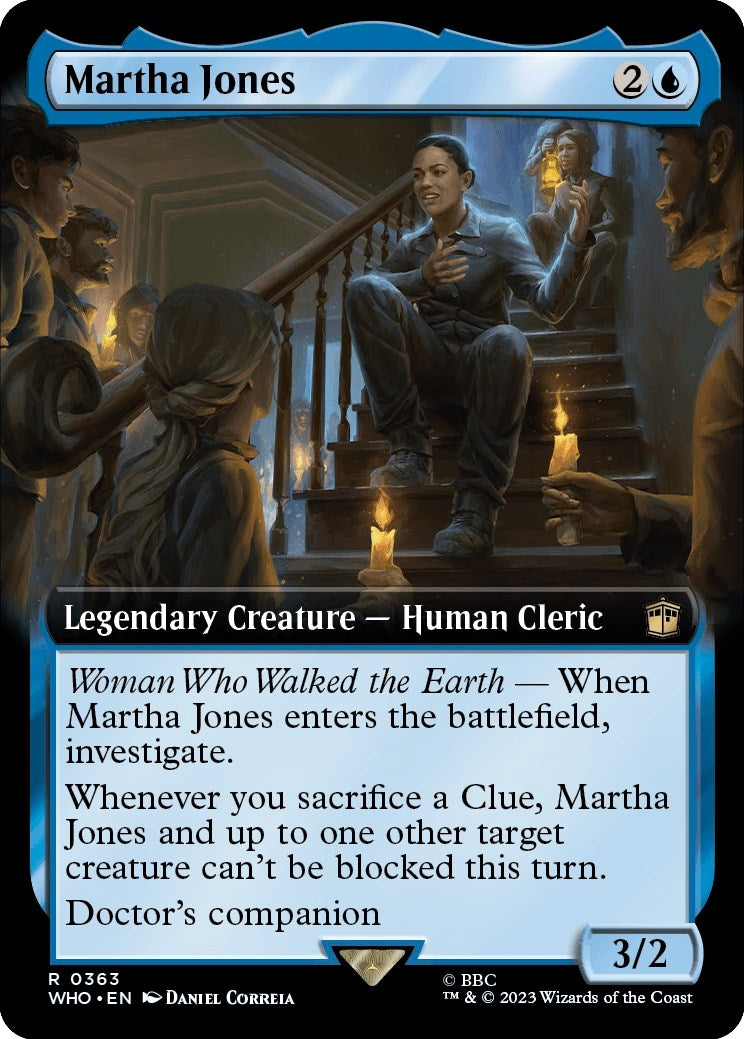 Martha Jones (Extended Art) (363) [WHO] - MTG Single