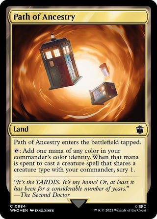 Path of Ancestry (Surge Foil) (884) [WHO] - MTG Single