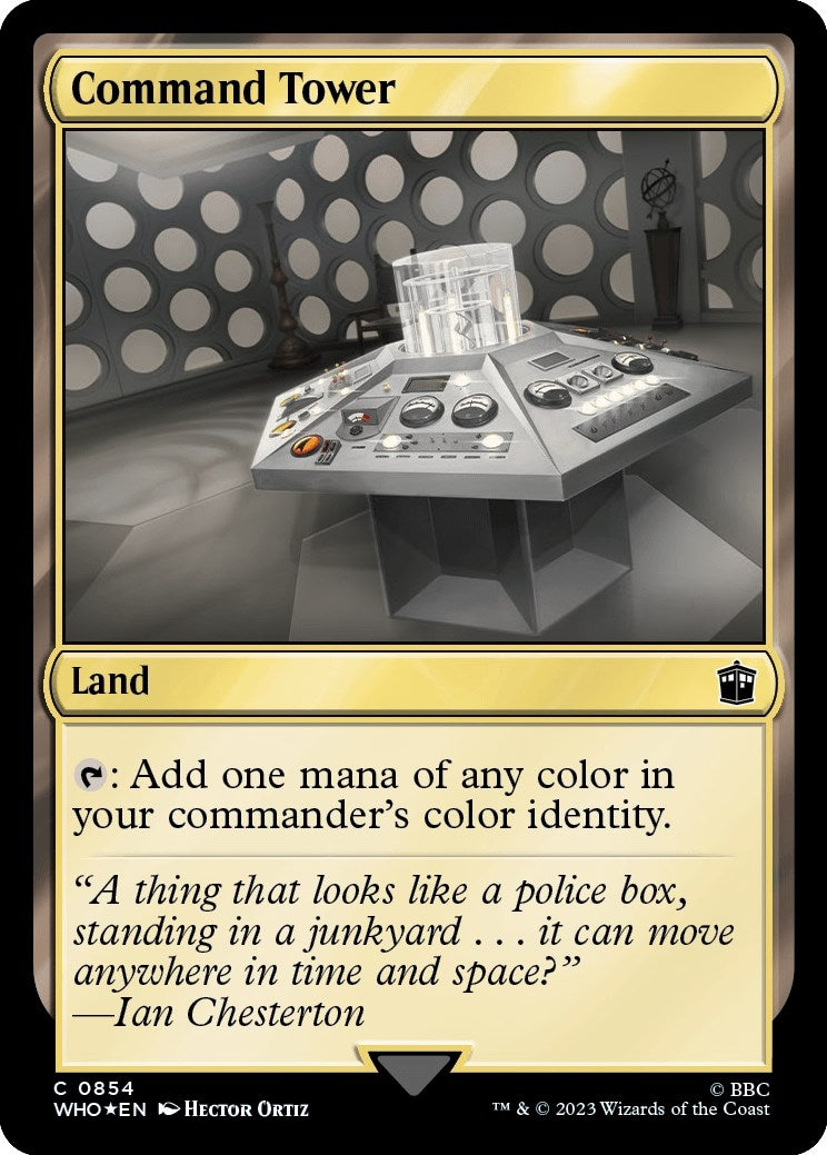 Command Tower (0854) (Surge Foil) (854) [WHO] - MTG Single