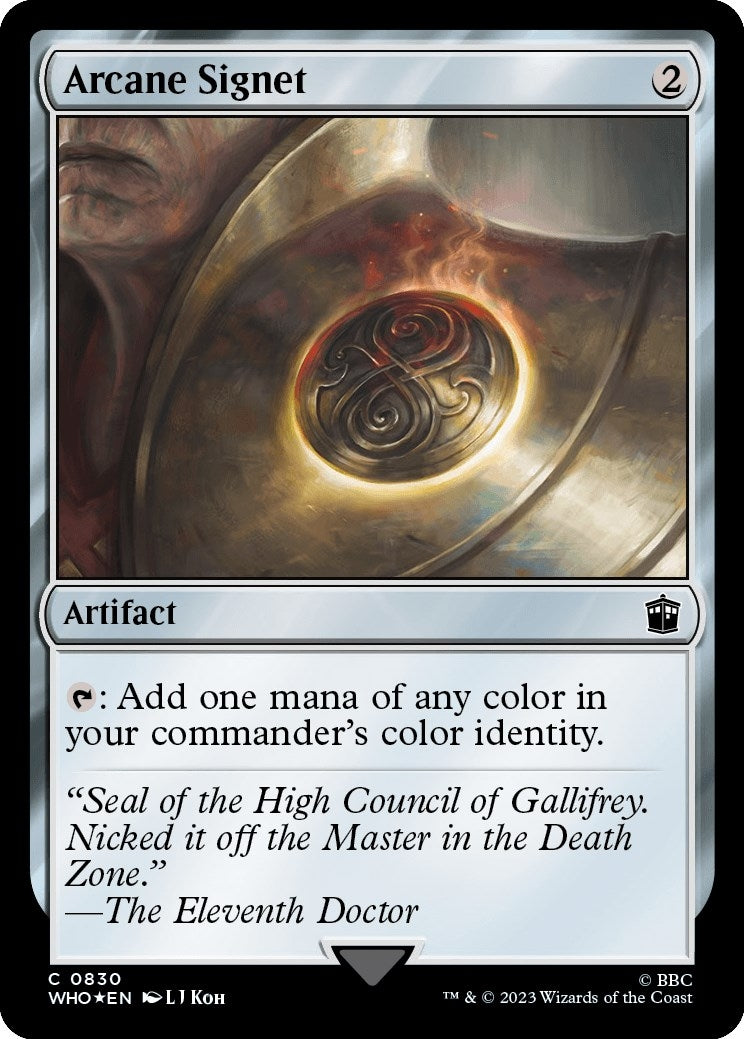 Arcane Signet (Surge Foil) (830) [WHO] - MTG Single