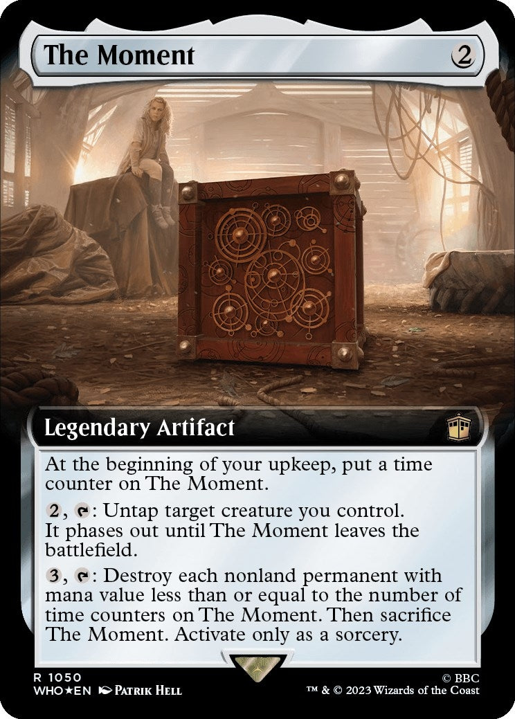 The Moment (Extended Art) (Surge Foil) (1050) [WHO] - MTG Single