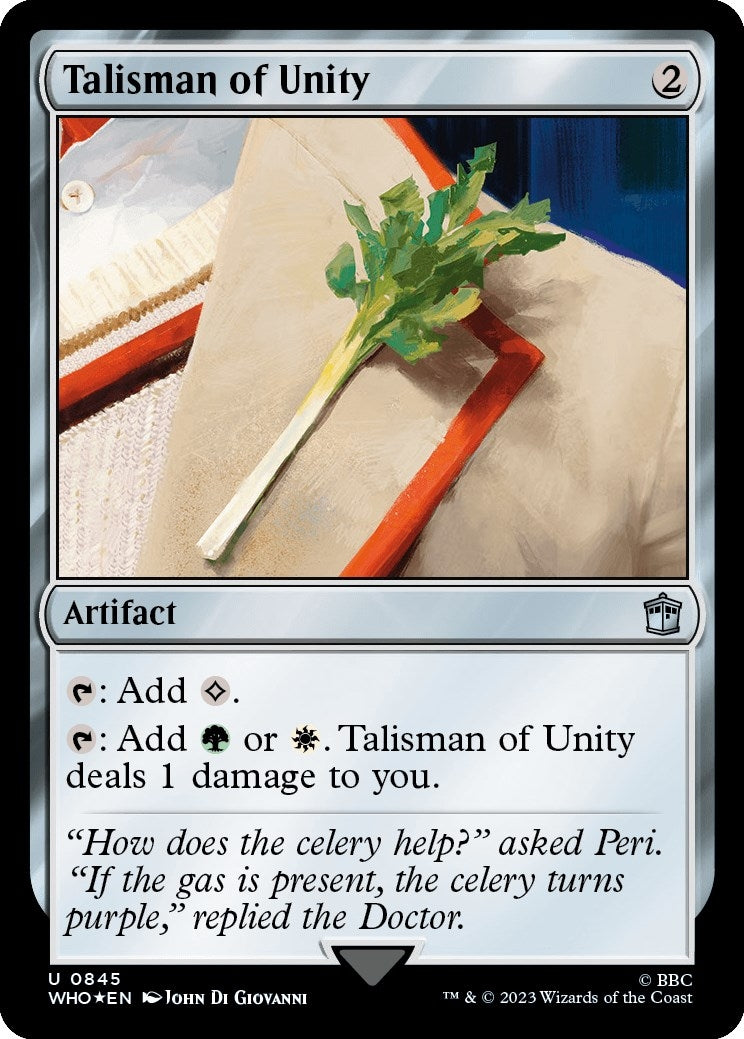 Talisman of Unity (Surge Foil) (845) [WHO] - MTG Single