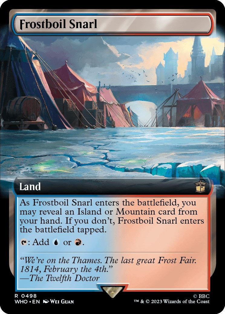 Frostboil Snarl (Extended Art) (498) [WHO] - MTG Single