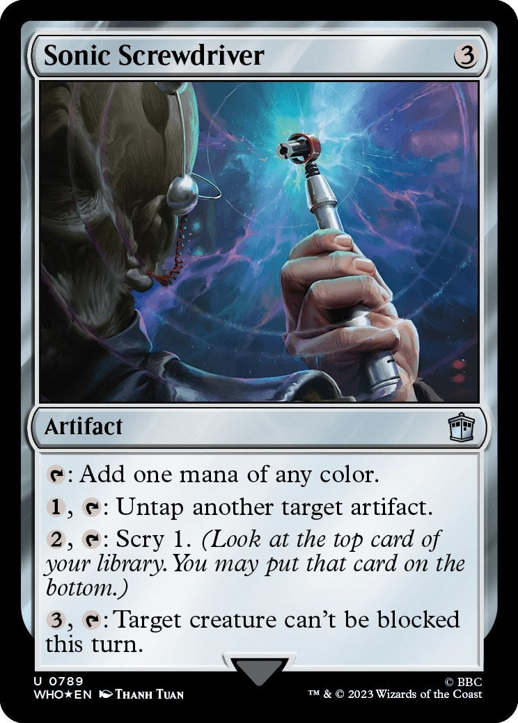 Sonic Screwdriver (0789) (Surge Foil) (789) [WHO] - MTG Single