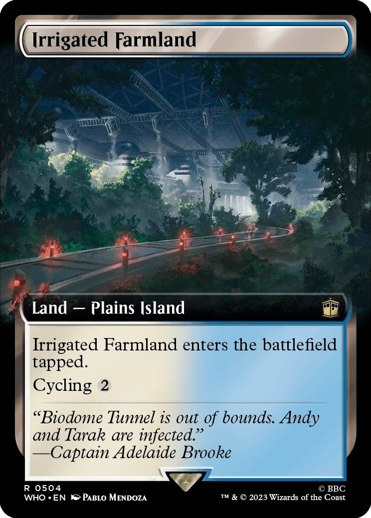 Irrigated Farmland (Extended Art) (504) [WHO] - MTG Single