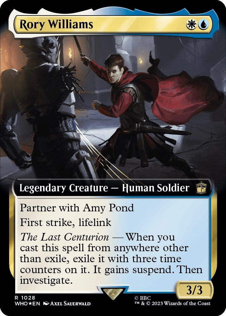 Rory Williams (Extended Art) (Surge Foil) (1028) [WHO] - MTG Single