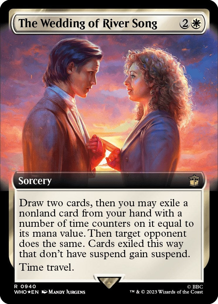 The Wedding of River Song (Extended Art) (Surge Foil) (940) [WHO] - MTG Single