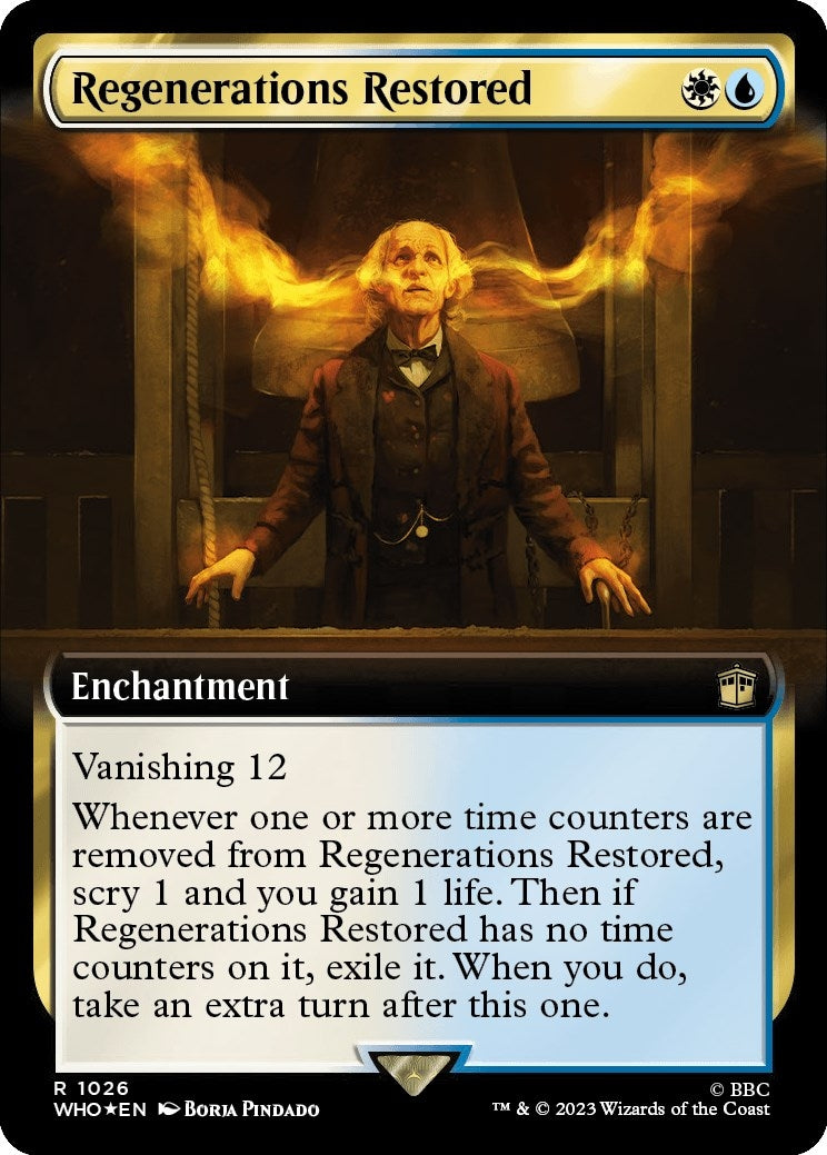 Regenerations Restored (Extended Art) (Surge Foil) (1026) [WHO] - MTG Single