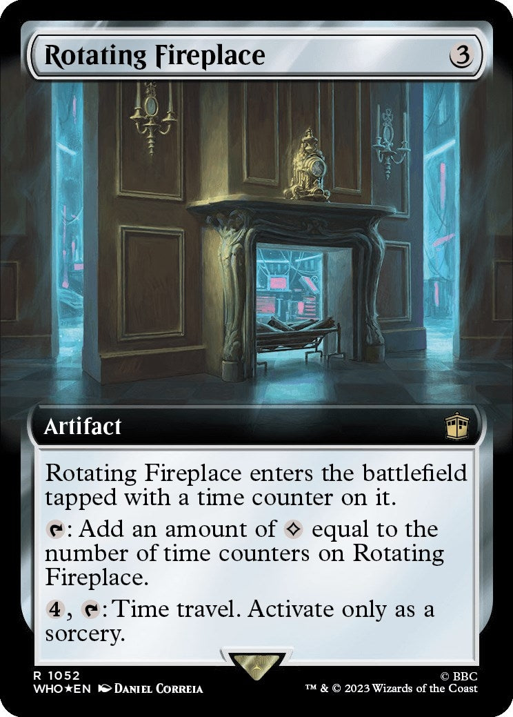 Rotating Fireplace (Extended Art) (Surge Foil) (1052) [WHO] - MTG Single