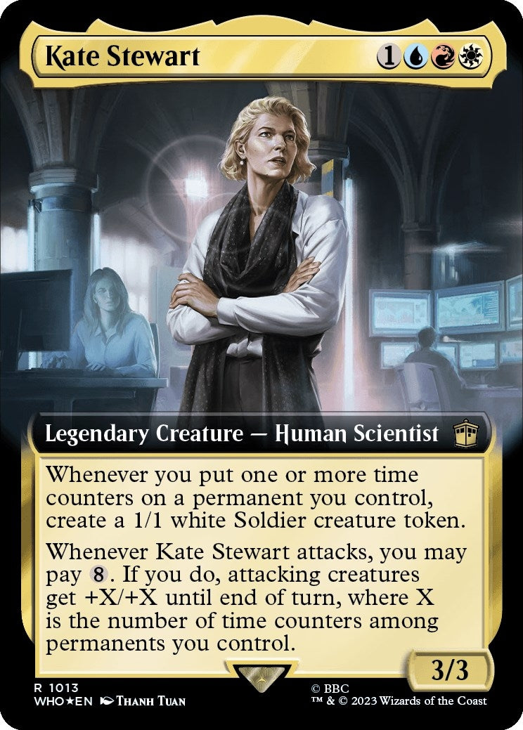 Kate Stewart (Extended Art) (Surge Foil) (1013) [WHO] - MTG Single