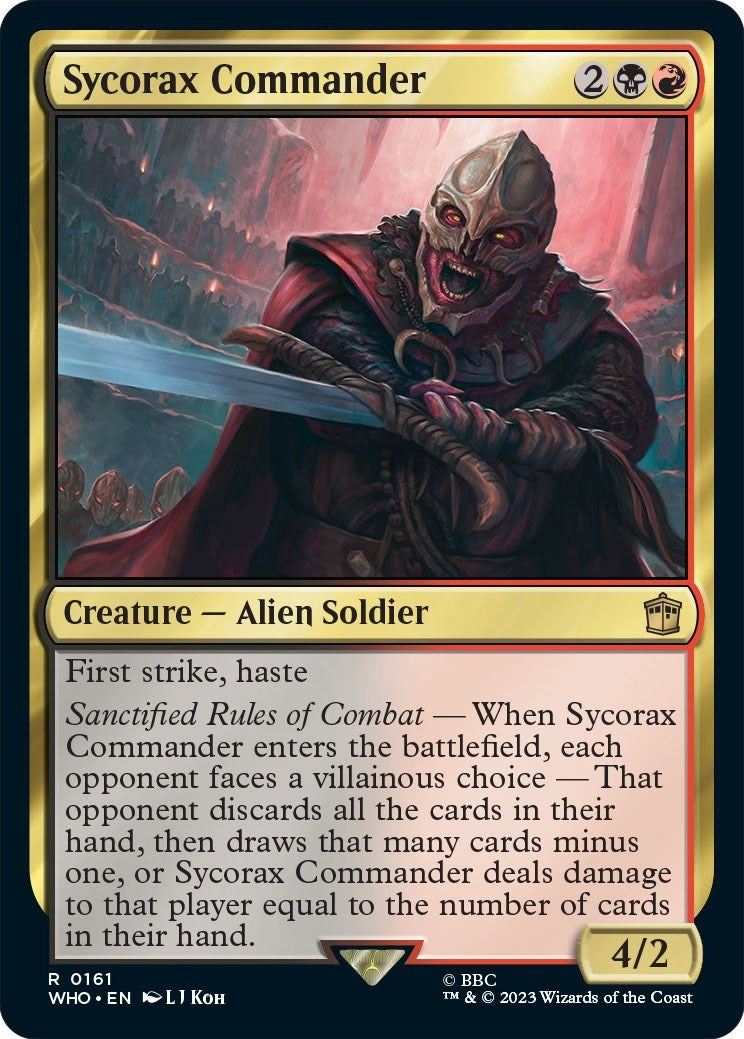 Sycorax Commander (161) [WHO] - MTG Single