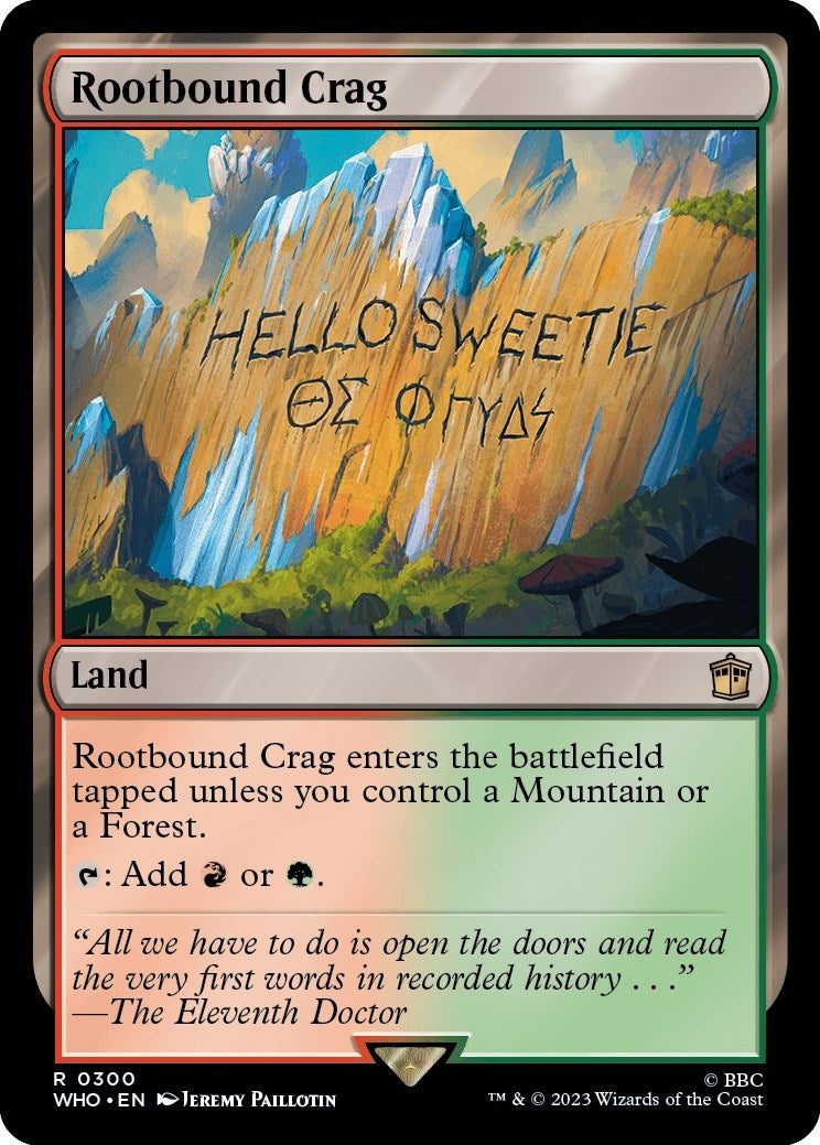 Rootbound Crag (300) [WHO] - MTG Single