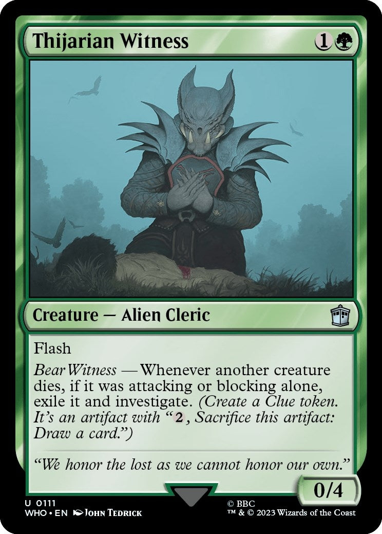 Thijarian Witness (111) [WHO] - MTG Single