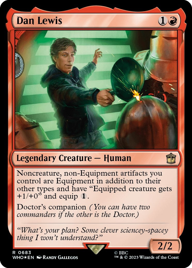 Dan Lewis (Surge Foil) (683) [WHO] - MTG Single