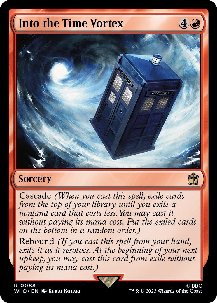 Into the Time Vortex (88) [WHO] - MTG Single