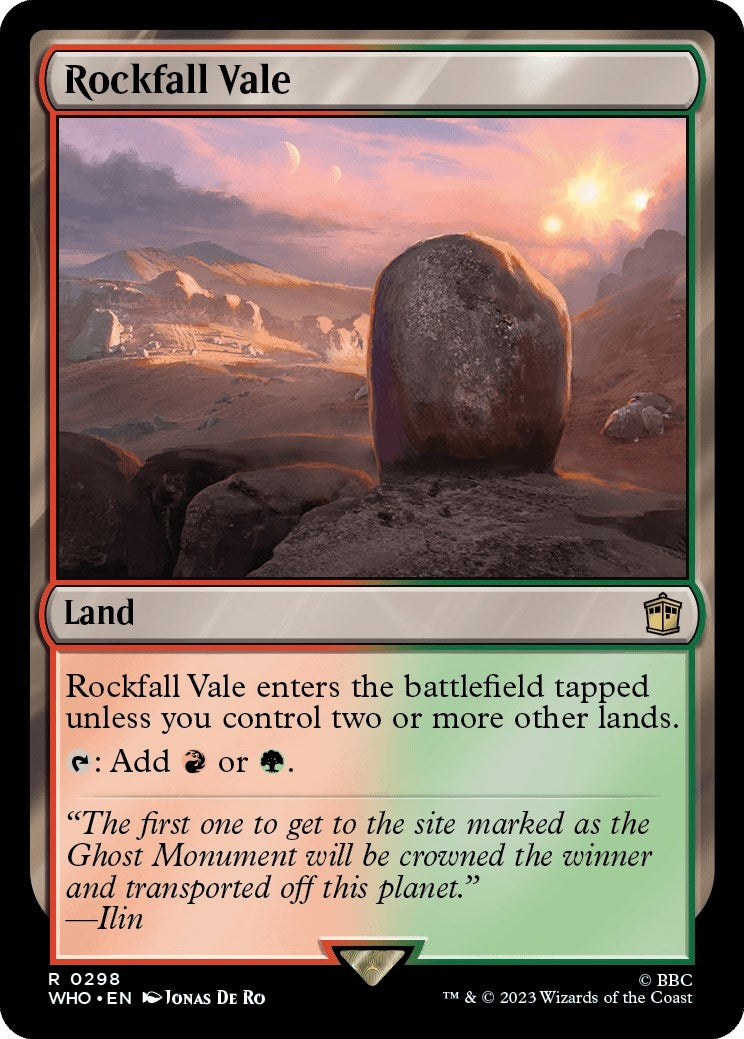 Rockfall Vale (298) [WHO] - MTG Single