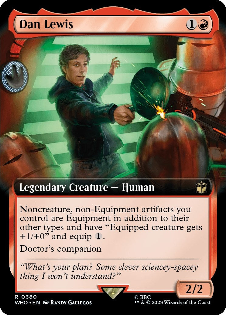 Dan Lewis (Extended Art) (380) [WHO] - MTG Single