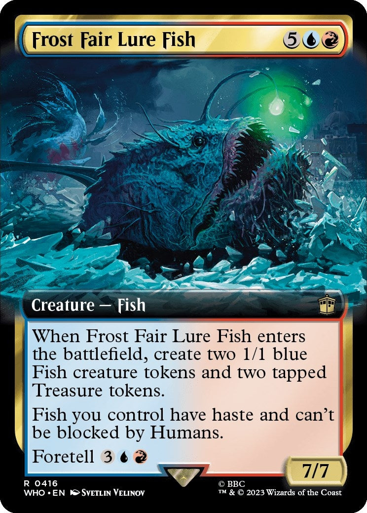 Frost Fair Lure Fish (Extended Art) (416) [WHO] - MTG Single